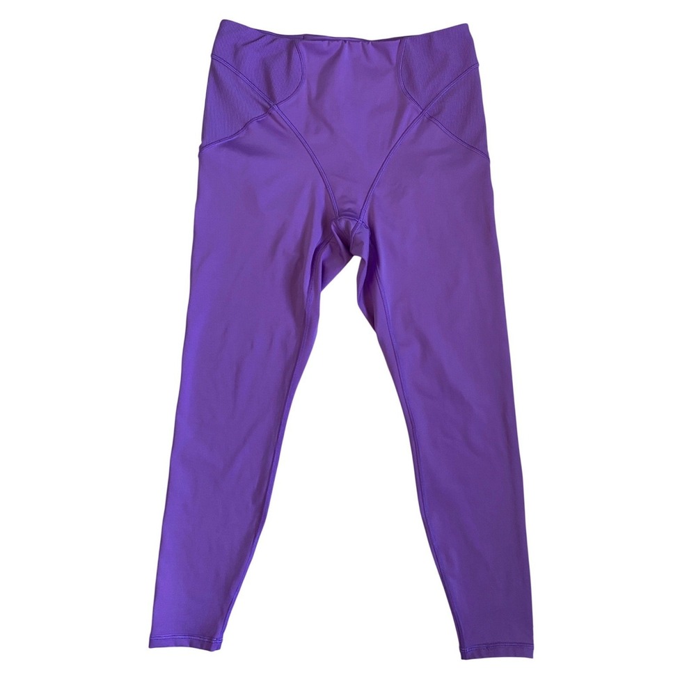 Savage‎ X Fenty Sport Curve Alert High-Waist Rib Leggings Heart Seam Panel - 1X